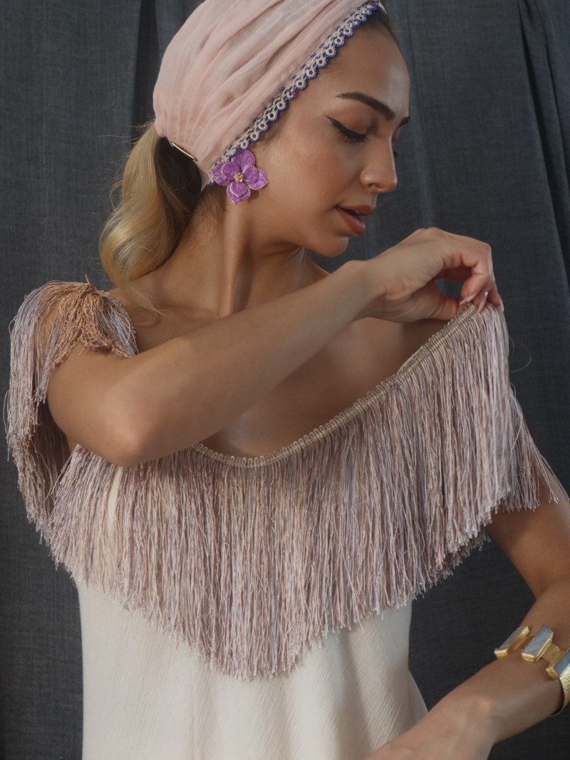 Jülide Boho Fringed Dress