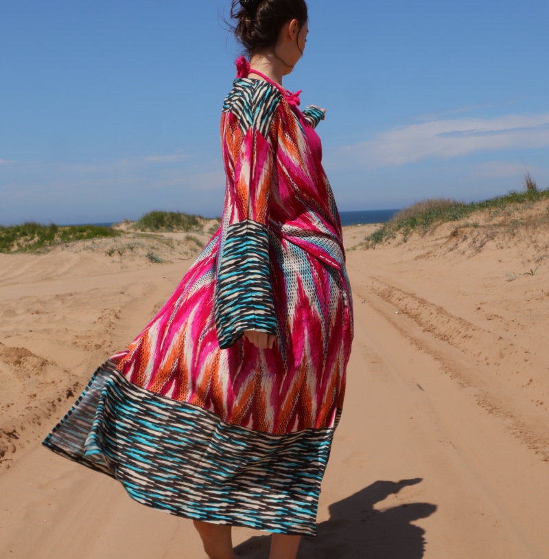 Buhara Ethnic Print Kaftan