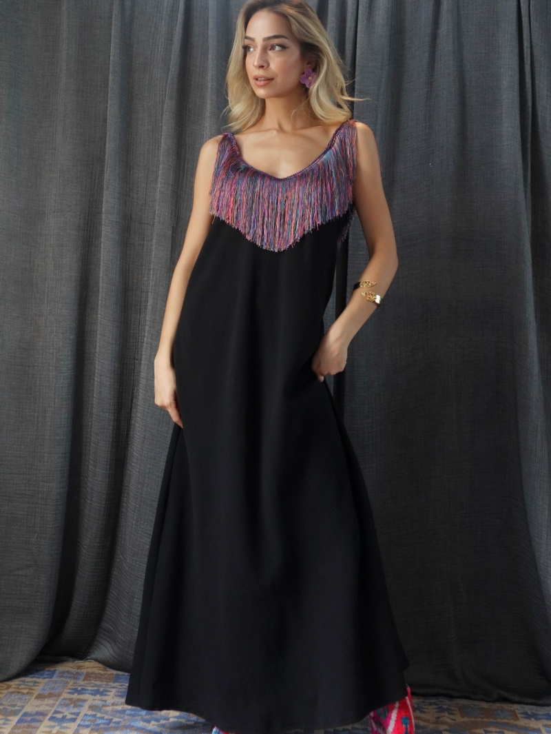 Jülide Boho Fringed Dress