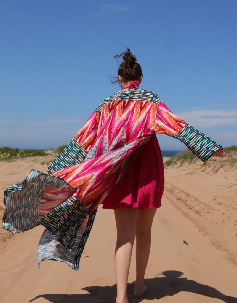 Buhara Ethnic Print Kaftan