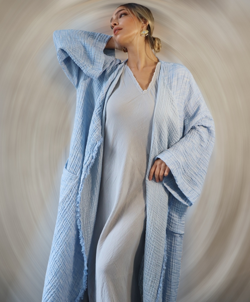 SWAN BOHO MUSLIN KAFTAN