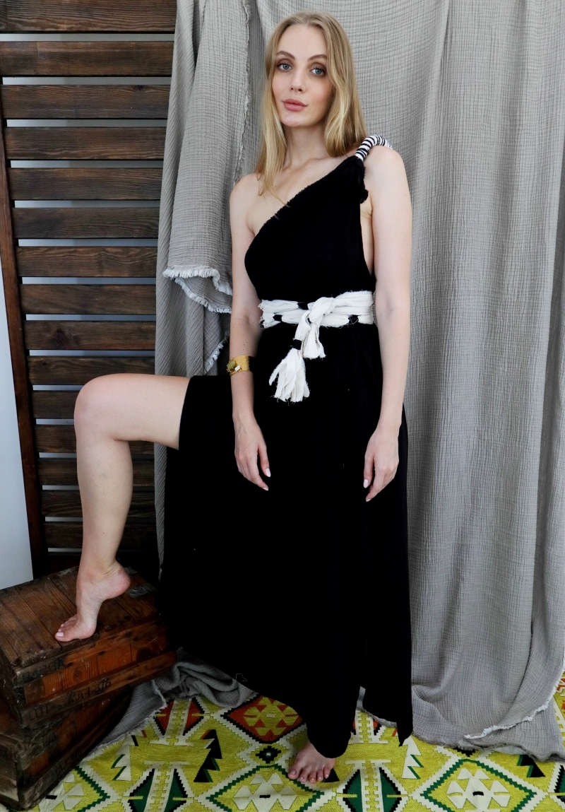 LAGINA ONE SHOULDER DRESS