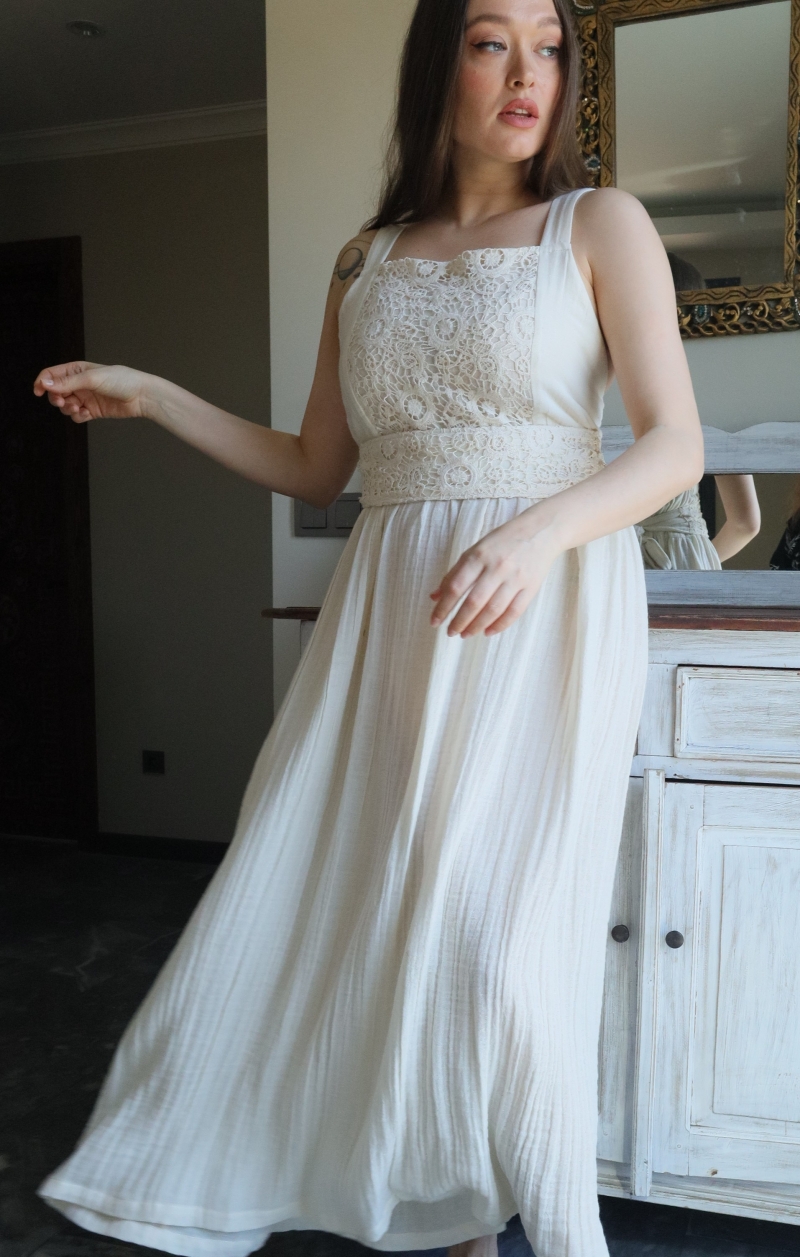 ARTENA ŞİLE FABRİC DRESS