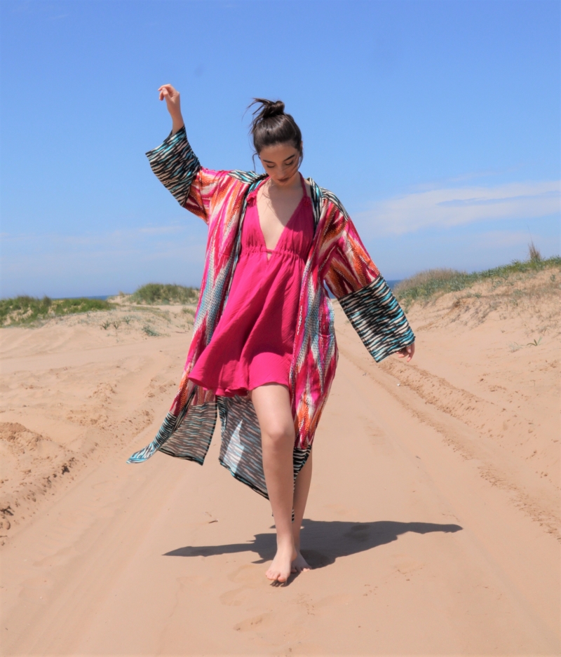 Buhara Ethnic Print Kaftan