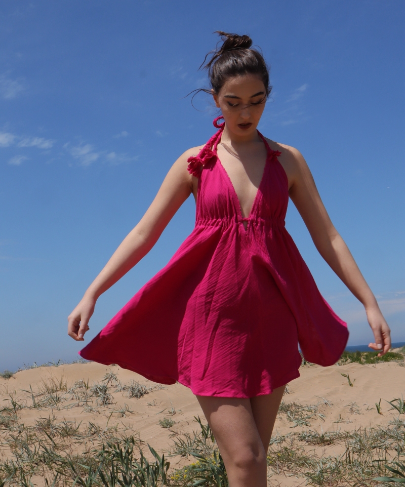 BEGONVILLE MUSLIN MINI DRESS